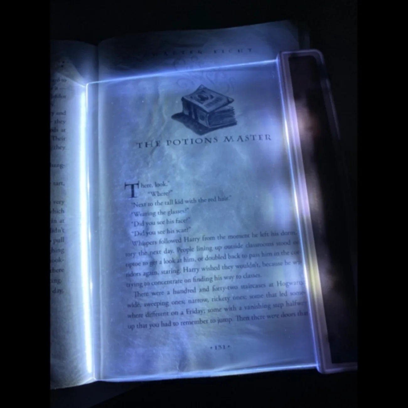 LED Book Light Eye Caring Flat Plate Panel Bookmark Light Portable - MindGlow