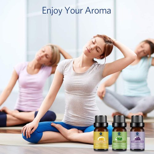 LagunaMoon Aroma Diffuser with Essential Oils Gift 10 Set Kit - MindGlow