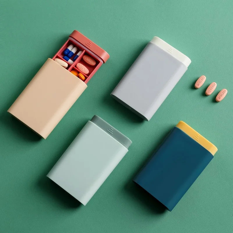 Mini Small Portable Travel Vitamin Box Pill Cases Container Organizer - MindGlow