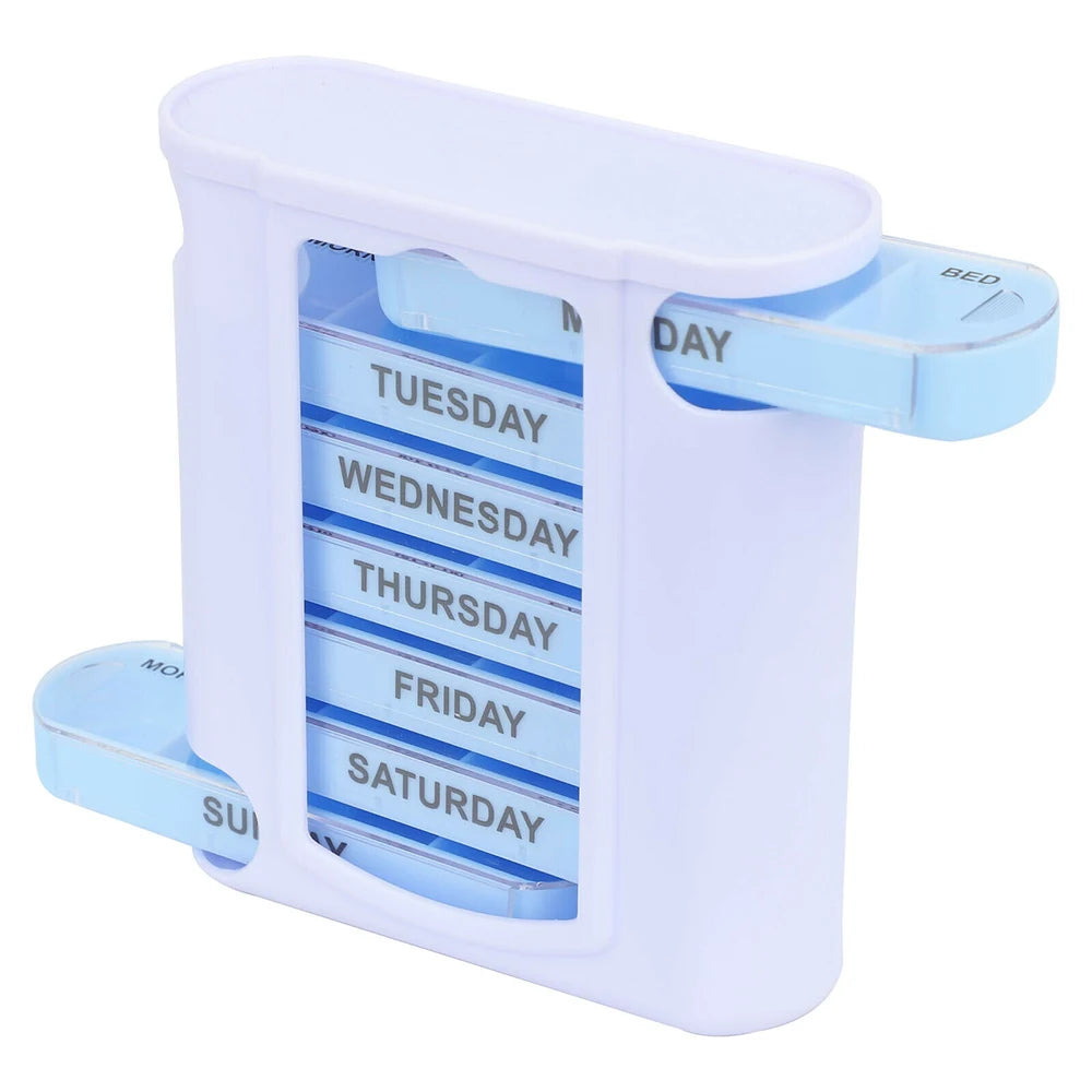 7 Day Week Pill Box Organizer Tablet Holder Medicine Tablet Drug - MindGlow