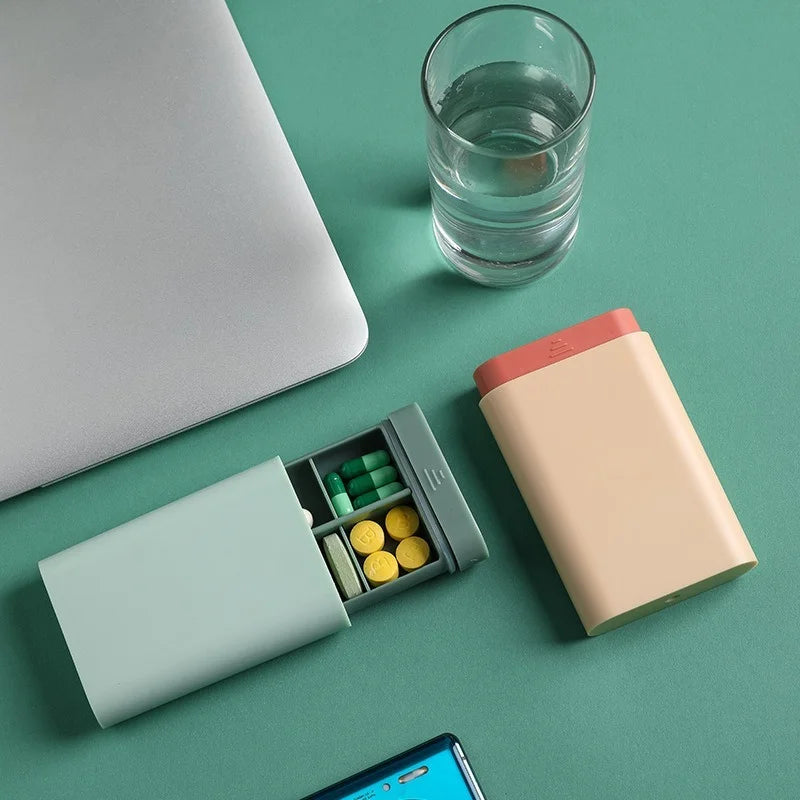 Mini Small Portable Travel Vitamin Box Pill Cases Container Organizer - MindGlow
