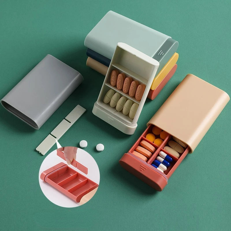 Mini Small Portable Travel Vitamin Box Pill Cases Container Organizer - MindGlow
