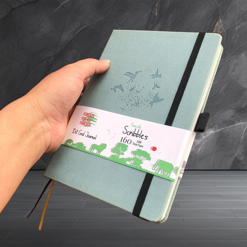 ArtPro Bullet Journal – 160gsm Dot Grid Sketchbook 🎨🟣