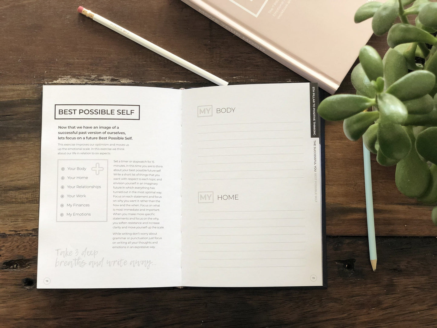 The ART of Positive Thinking Workbook and Journal - MindGlow