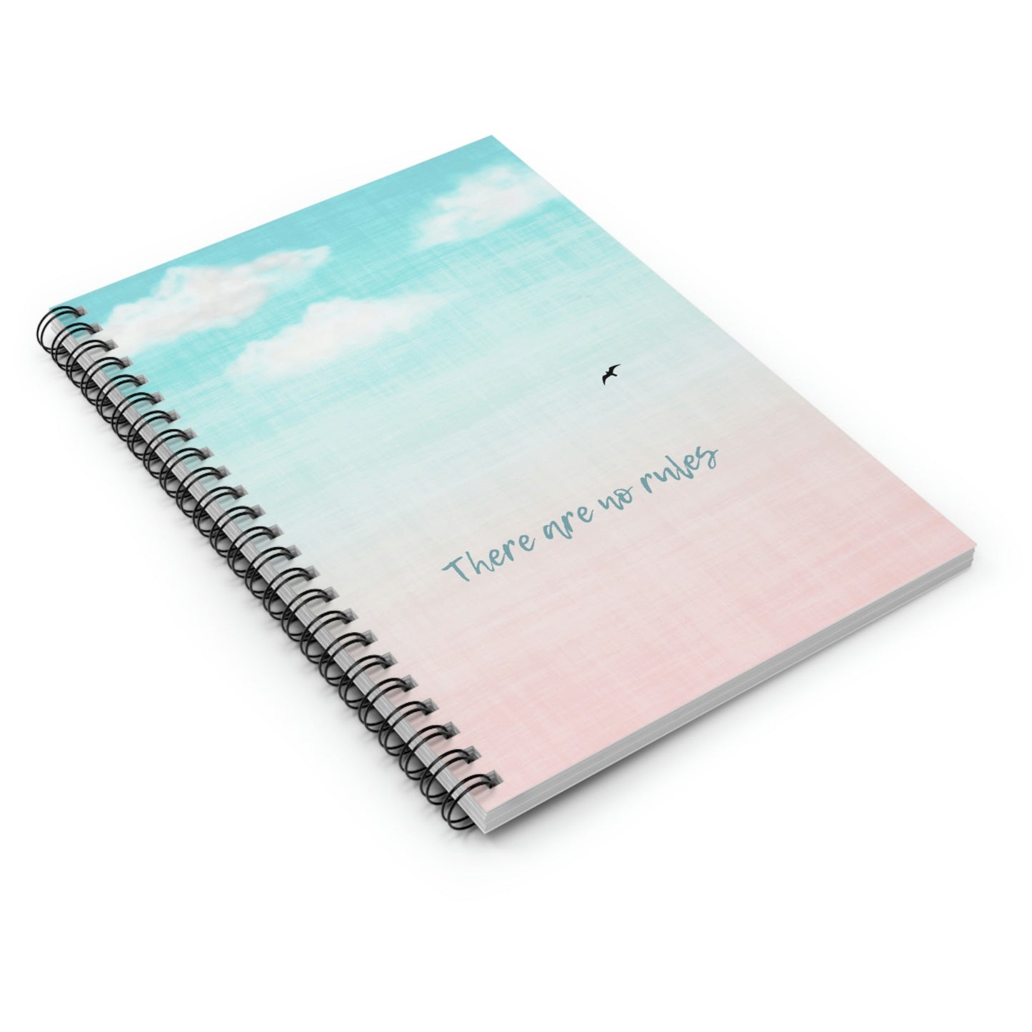 There Are No Rules Spiral Notebook - MindGlow