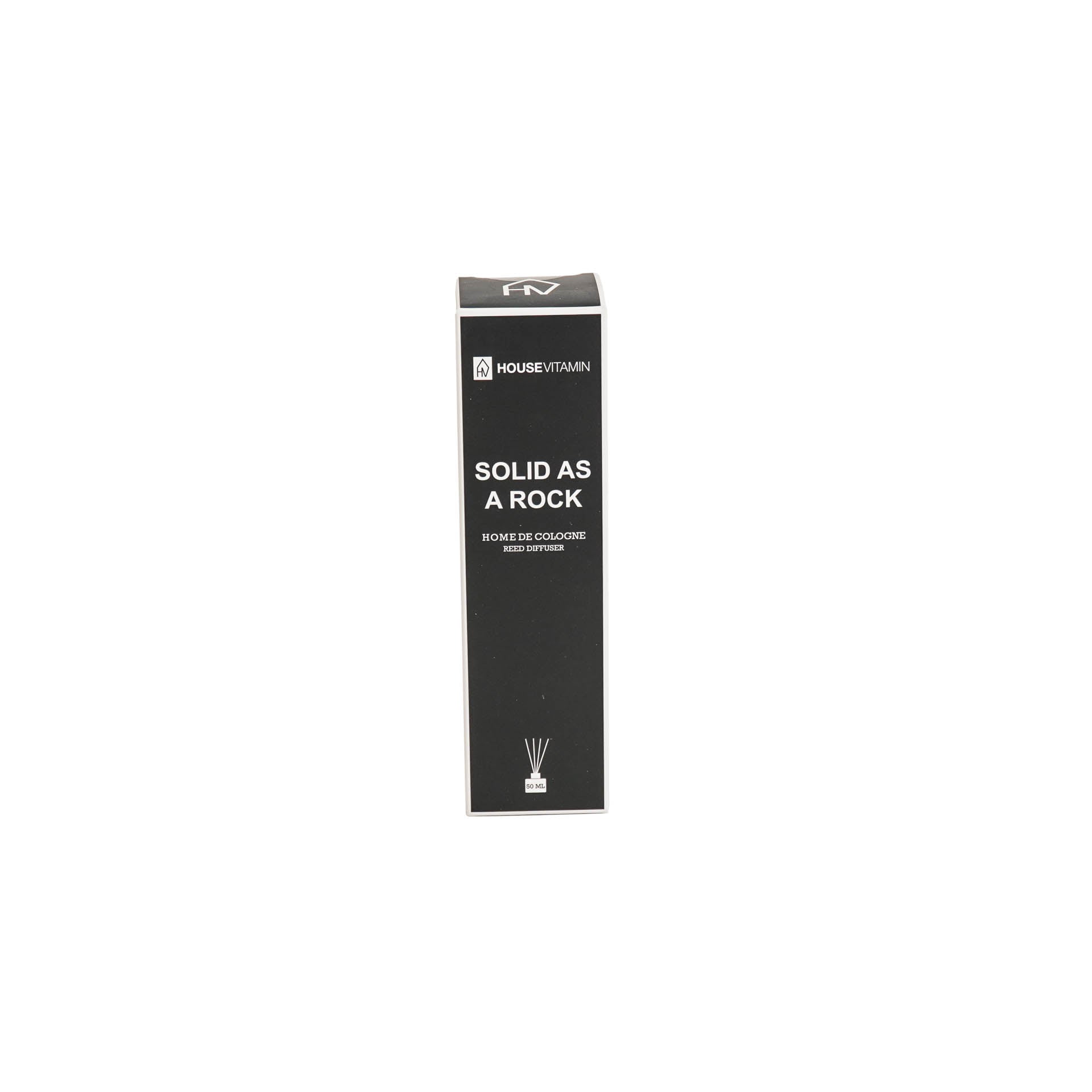 Reed Diffuser - Glass/ Fibre- 50 ml - Solid as a rock - MindGlow