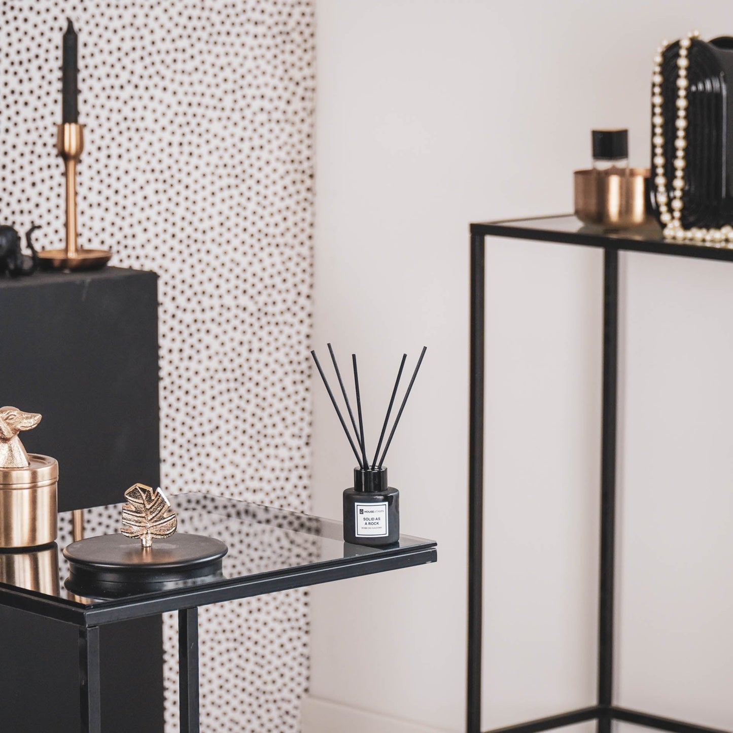 Reed Diffuser - Glass/ Fibre- 50 ml - Solid as a rock - MindGlow