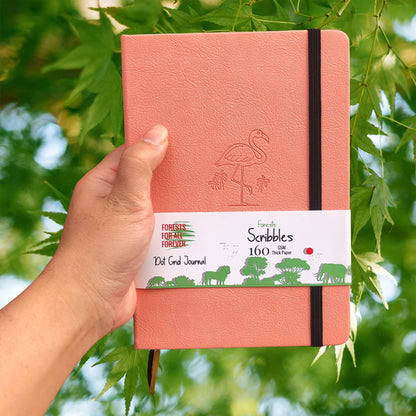 ArtPro Bullet Journal – 160gsm Dot Grid Sketchbook 🎨🟣