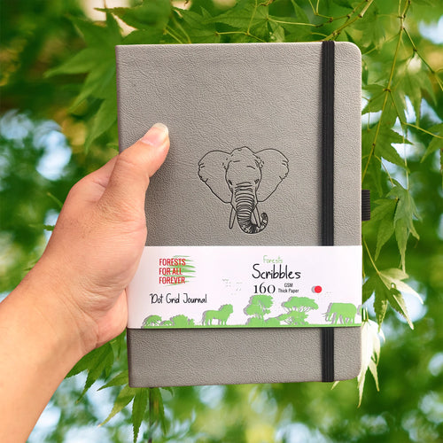 ArtPro Bullet Journal – 160gsm Dot Grid Sketchbook 🎨🟣