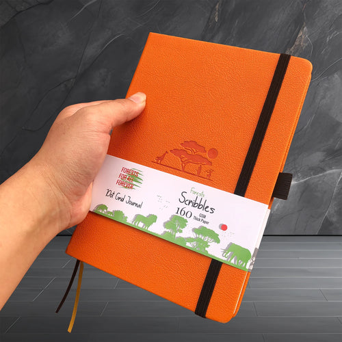 ArtPro Bullet Journal – 160gsm Dot Grid Sketchbook 🎨🟣