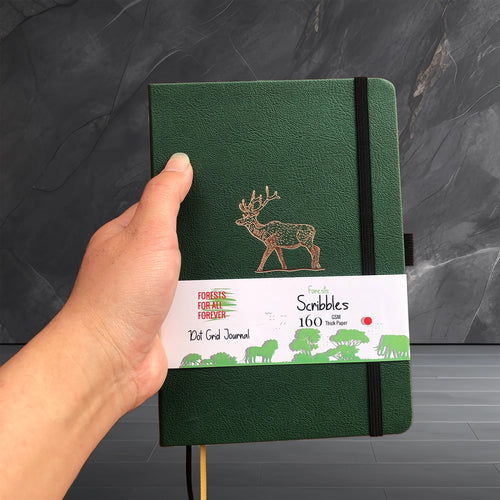 ArtPro Bullet Journal – 160gsm Dot Grid Sketchbook 🎨🟣