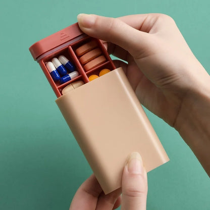 Mini Small Portable Travel Vitamin Box Pill Cases Container Organizer - MindGlow