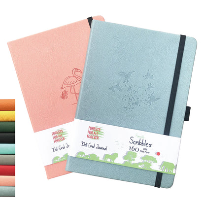 ArtPro Bullet Journal – 160gsm Dot Grid Sketchbook 🎨🟣